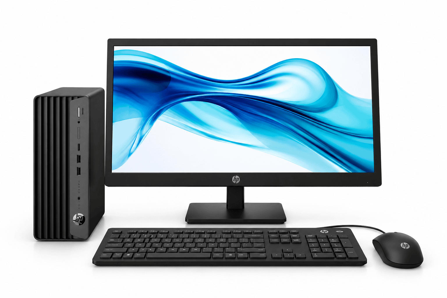 Computador HP Pro SFF 400 G9 Intel Core i5-13500 16GB 512GB SSD Windows 11 Pro con monitor HP 322pv 21.45 pulgadas