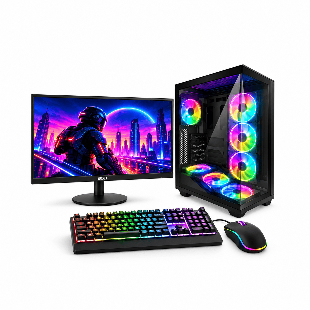 Computador de Escritorio Power Group UL265K162L Intel Core Ultra 7 265K 16GB RAM SSD 512GB Linux