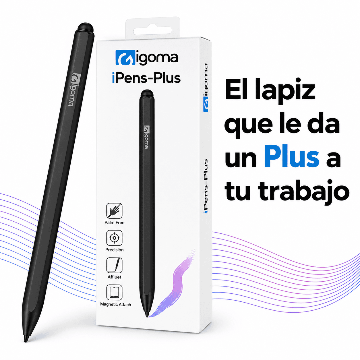 Lápiz Digital iPens Plus IP-20 Lápiz digital iPens Plus IP-20 stylus para pantallas compatibles