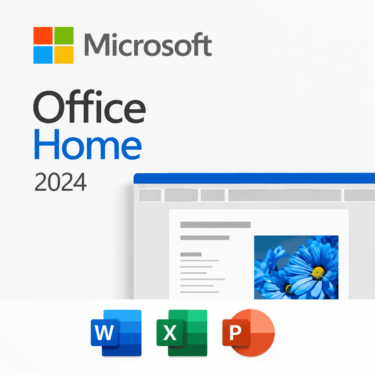 Microsoft Office Home 2024 licencia digital perpetua EP2-06800