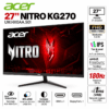 Monitor Gamer Acer Nitro KG270 de 27 pulgadas con resolución Full HD y frecuencia de actualización de 180Hz