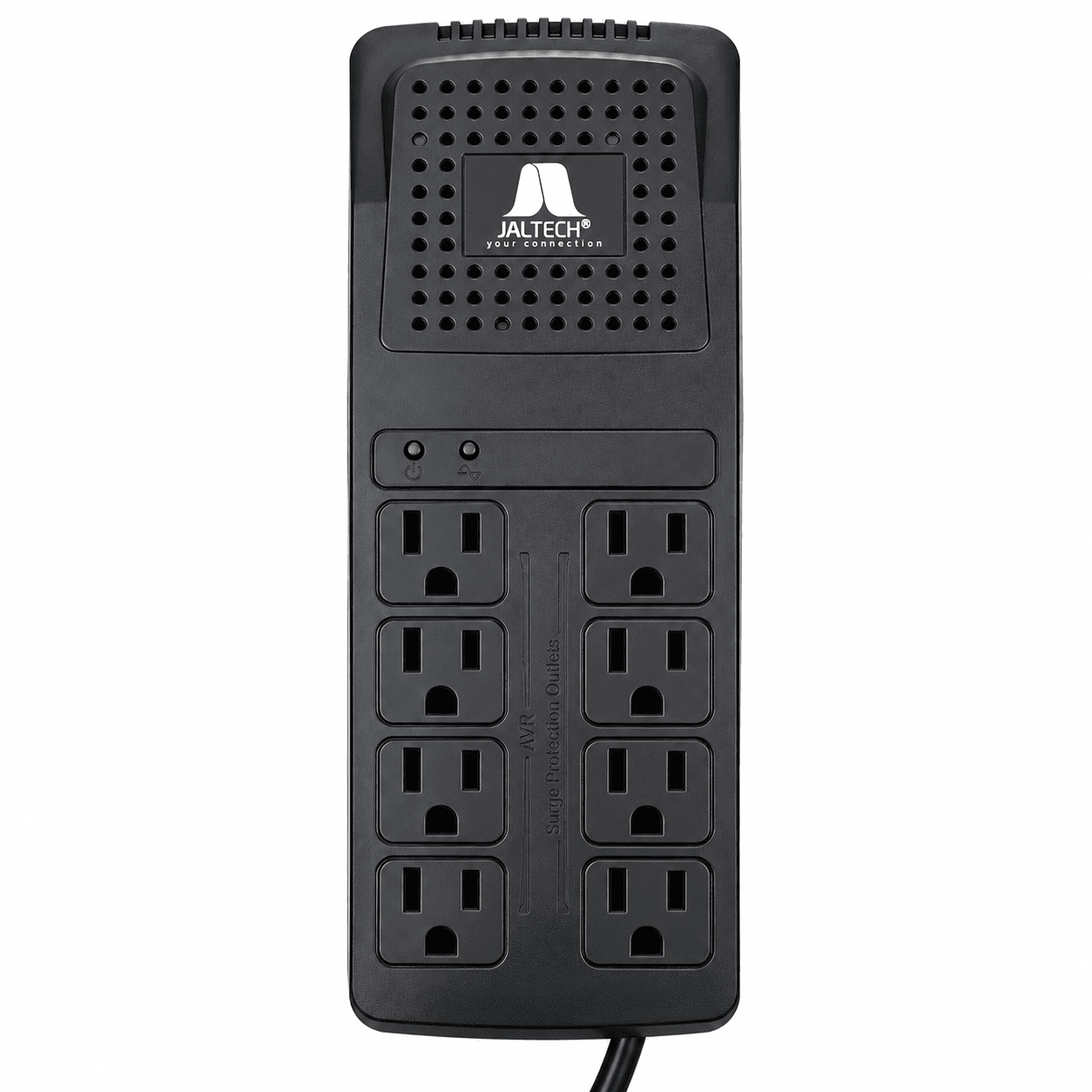 Regulador de Voltaje JAL-R1200 1000VA 500W Regulador de Voltaje JAL-R1200 1000VA 500W con 8 tomas