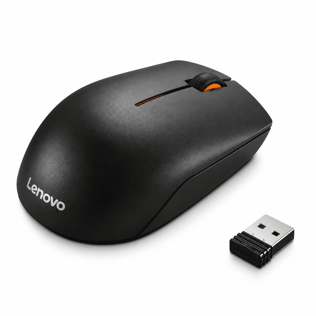 Mouse Inalámbrico Lenovo 300 Negro Mouse inalámbrico Lenovo 300 negro con receptor USB referencia GX30K85315