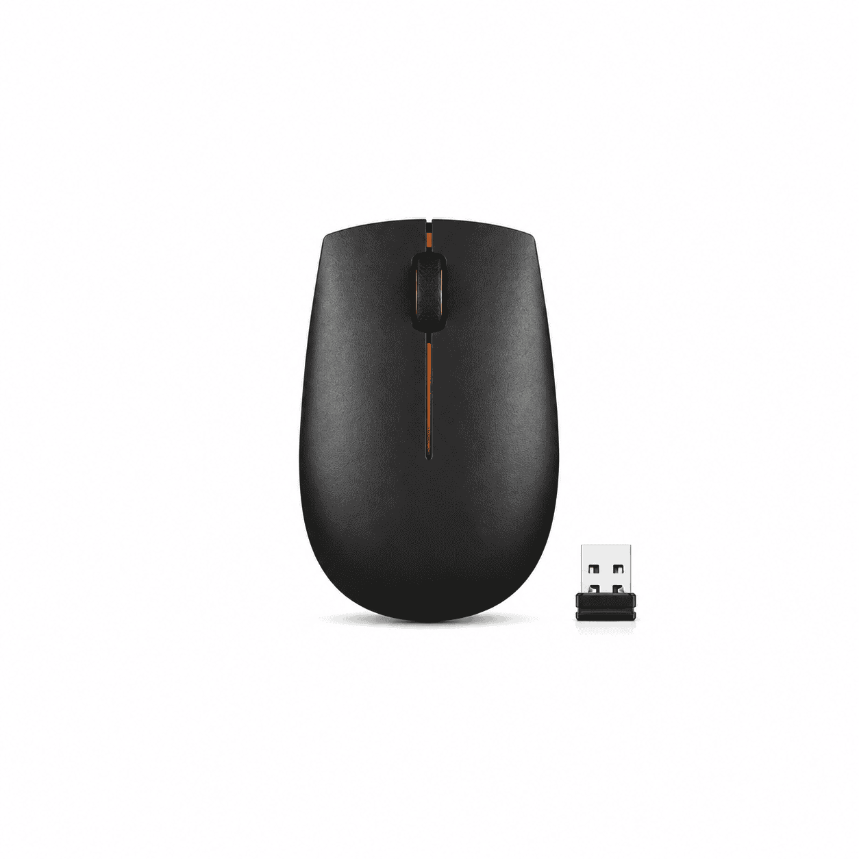 Mouse inalámbrico Lenovo 300 negro con receptor USB referencia GX30K85315