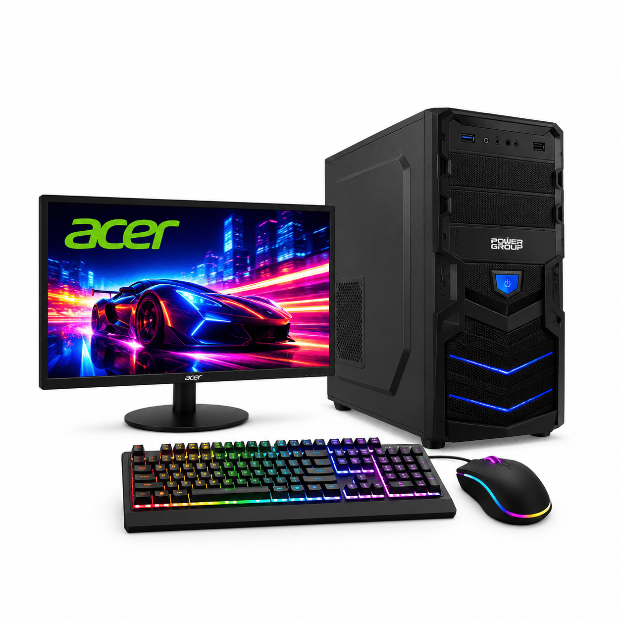 Computador de Escritorio Power Group G147162HSD Intel Core i7-14700 16GB RAM SSD 512GB Linux