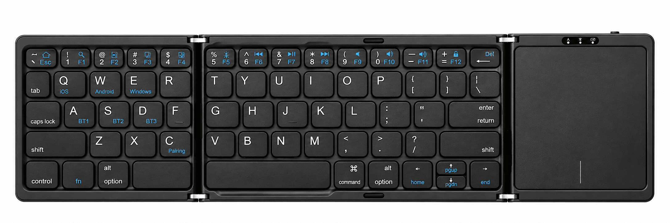 Teclado Plegable DKB-28 Bluetooth Teclado Plegable DKB-28 Bluetooth recargable USB-C