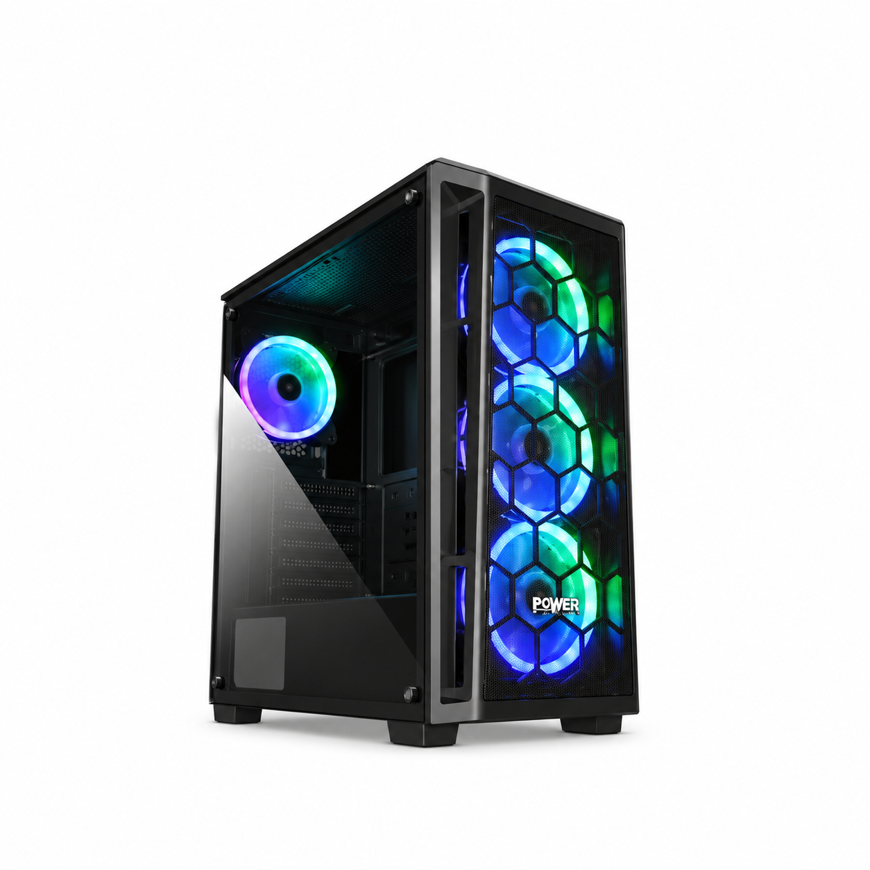 Chasis Power Group L25 para computador de escritorio con fuente de poder Power Group de 350W
