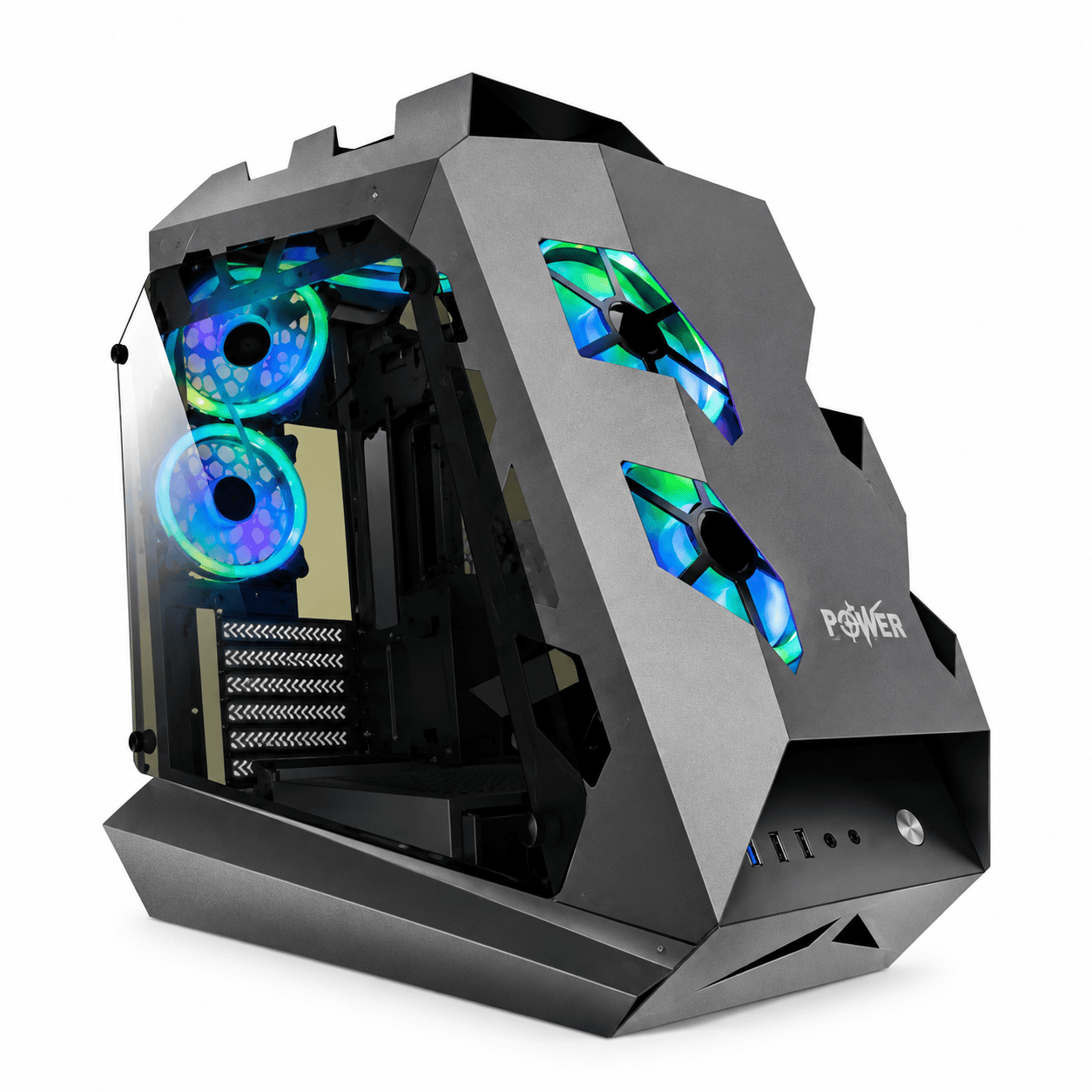 Chasis F-936 + fuente de poder Power Group 600W 80 Plus Bronce