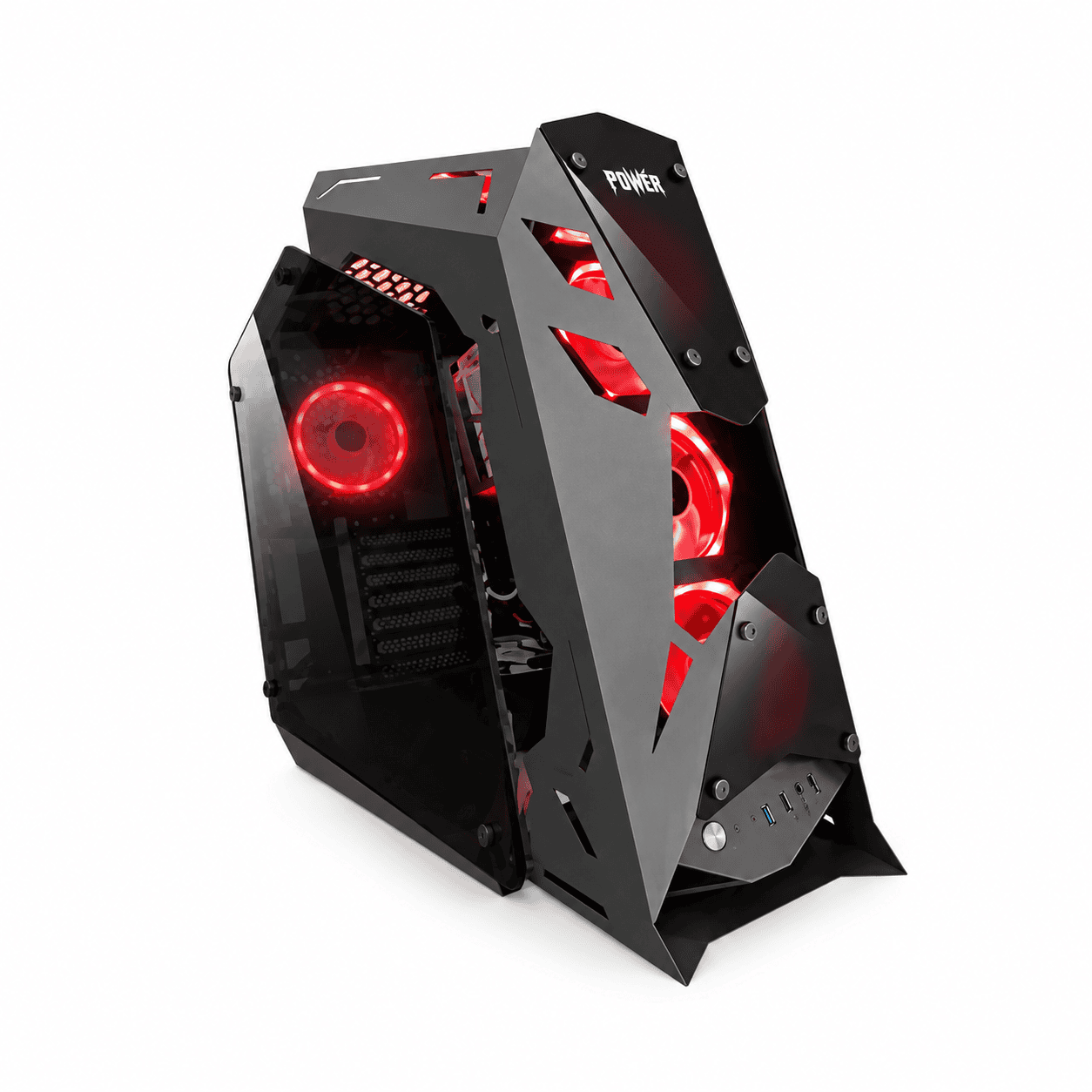 Chasis F-934 + fuente de poder Power Group 600W 80 Plus Bronce