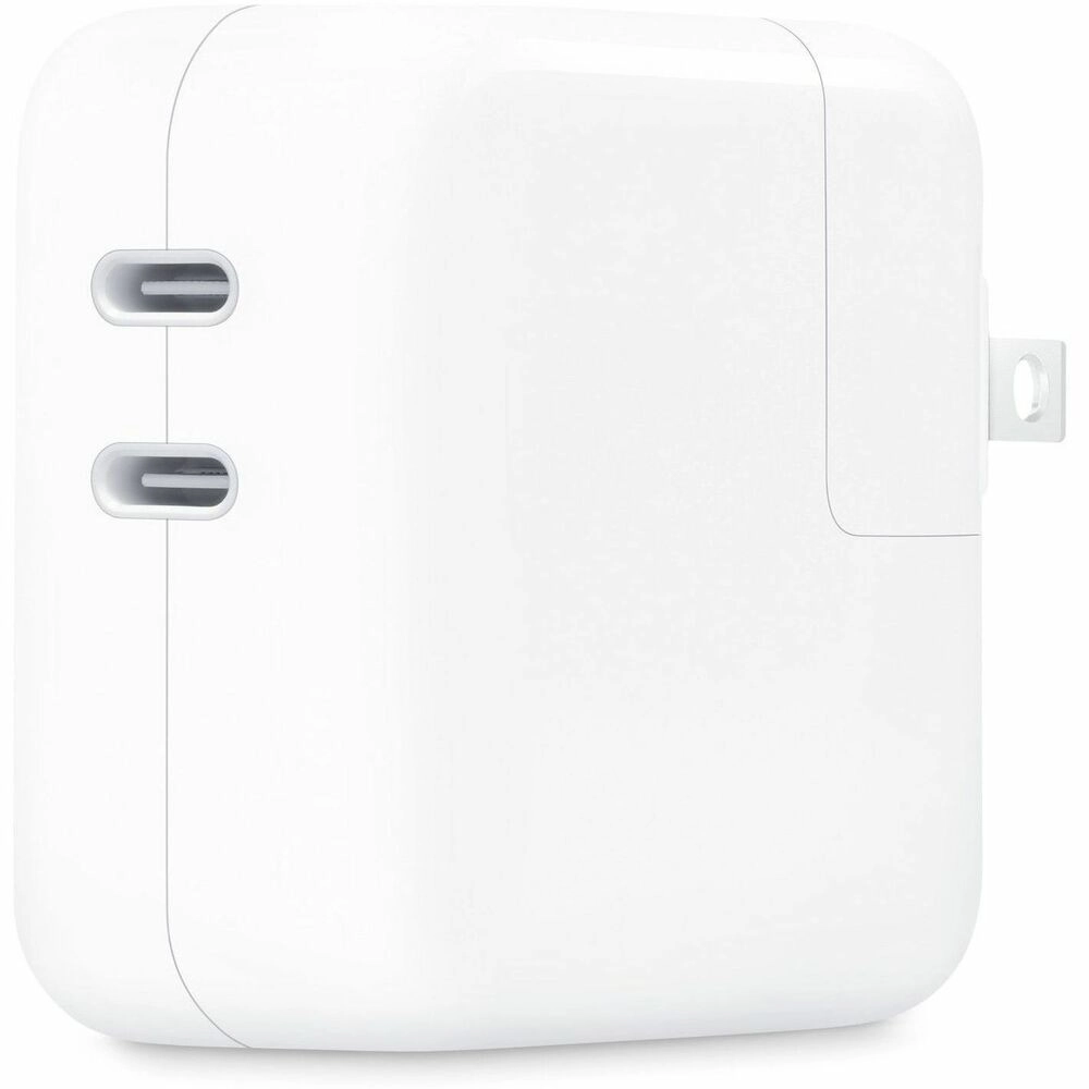 Apple Adaptador de Corriente 35W Dual USB-C - Carga Rápida Simultánea