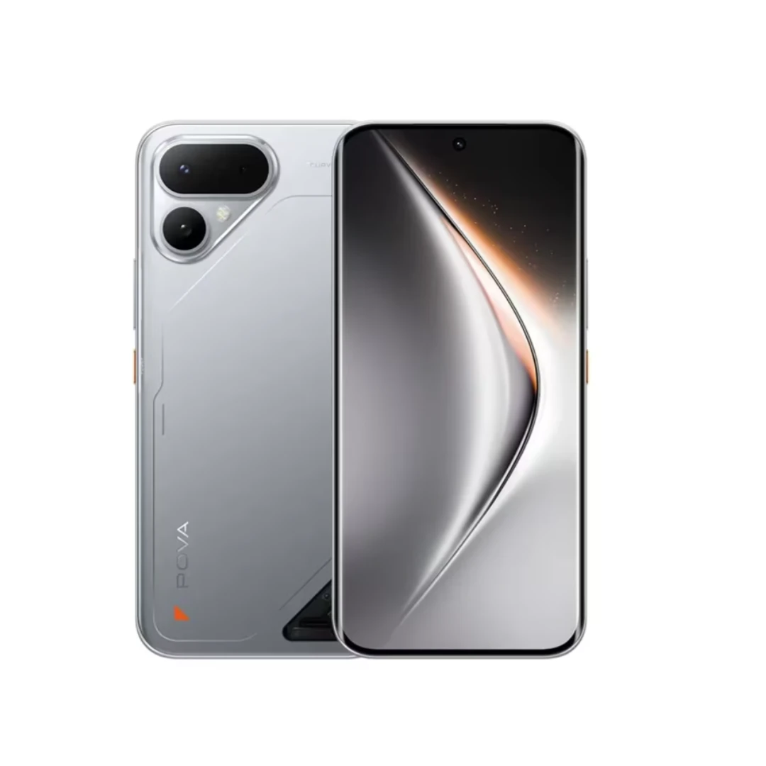Celular TECNO POVA Curve 2 5G 256GB 8GB RAM Melting Silver LK7K con Pantalla AMOLED