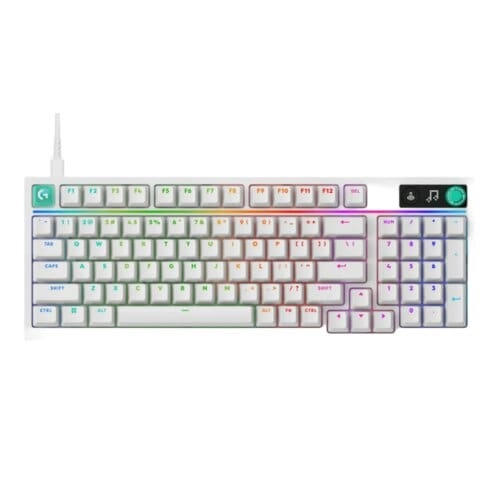 Logitech G316 X 98 Teclado Gaming Mecánico Inalámbrico Blanco - Precisión compacta con RGB para gaming y productividad