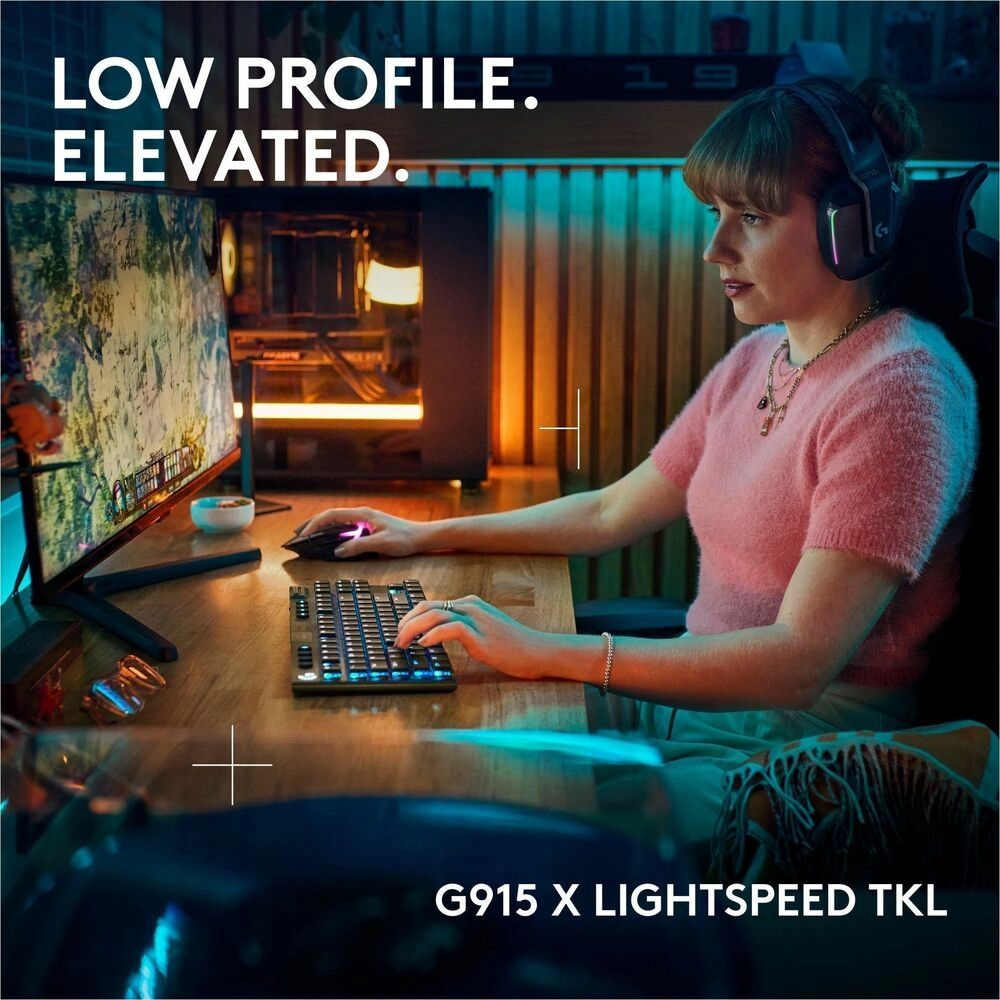 logitech-g915-x-lightspeed-tkl-teclado-gaming-inalambrico-mecanico-3.webp Logitech G915 X LIGHTSPEED TKL Teclado Gaming Inalámbrico Mecánico Táctil