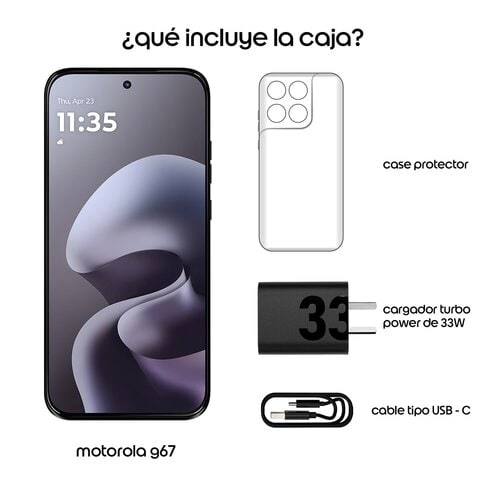 motorola-moto-g67-5g-4gb-256gb-lima-4.webp Motorola Moto G67 5G 4GB+8GB RAM Boost 256GB Lima - Tu smartphone 5G con cámara frontal de 50 MP