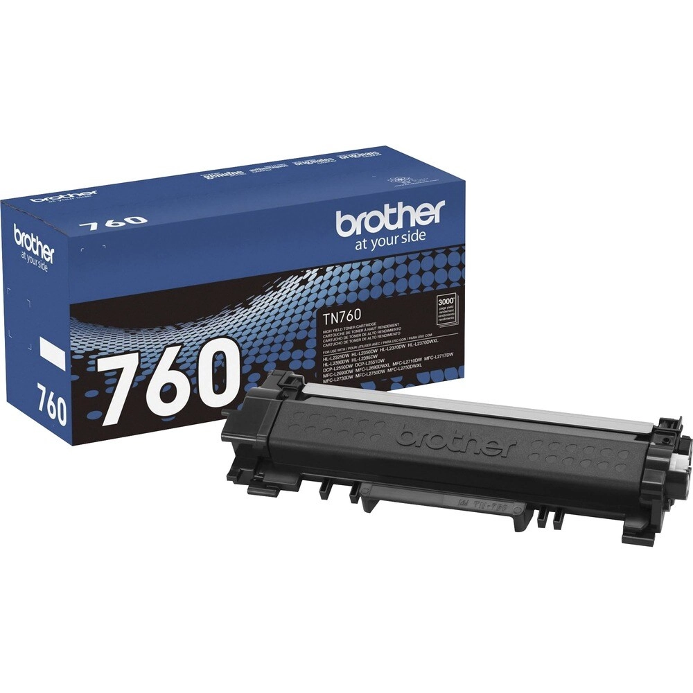 Brother TN760 Cartucho de Tóner Negro Alto Rendimiento 3000 Páginas Damage Box - Impresión profesional al mejor precio
